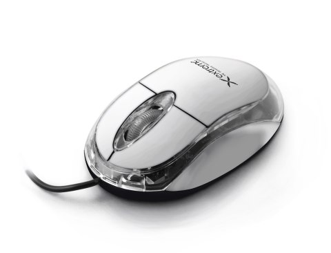 Mysz przewodowa Extreme XM102W Camille USB 1000 DPI biała 3 przyciski