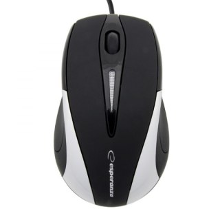 Mysz przewodowa Esperanza EM102S Sirius USB 1000 DPI srebrna 3 przyciski