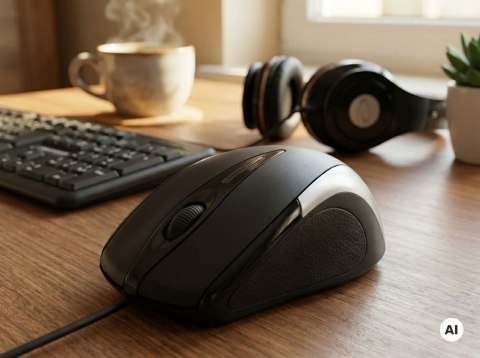 Mysz przewodowa Esperanza EM102S Sirius USB 1000 DPI srebrna 3 przyciski