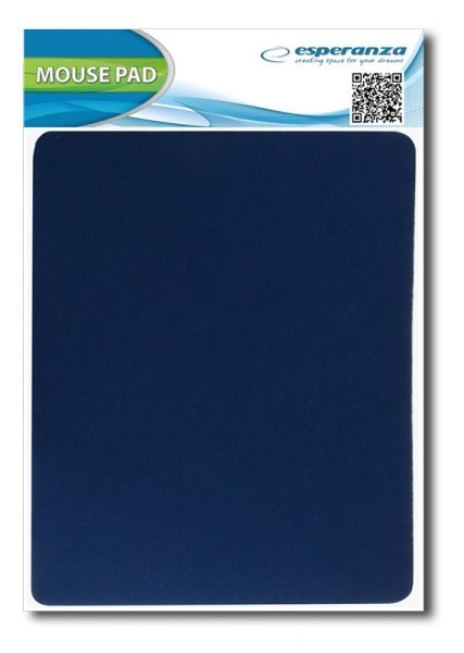 Podkładka pod mysz Esperanza EA145B, materiałowa, niebieska, 220×180 mm
