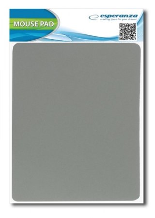 Podkładka pod mysz Esperanza EA145E, materiałowa, szara, 220×180 mm