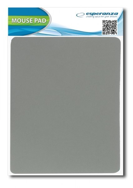 Podkładka pod mysz Esperanza EA145E, materiałowa, szara, 220×180 mm