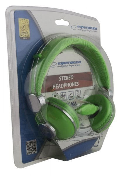 Słuchawki Esperanza EH149G MACAU stereo