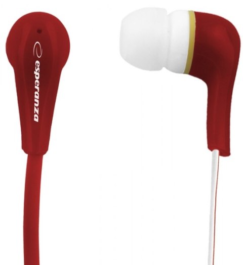 Słuchawki douszne Esperanza EH146R LOLLIPOP stereo