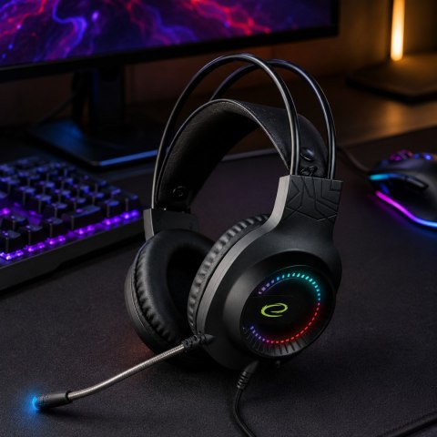 Słuchawki gamingowe Esperanza Courser EGH7100, USB, symulacja 7.1