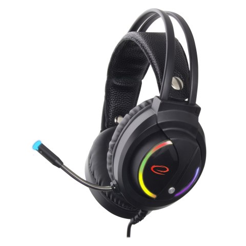 Słuchawki gamingowe Esperanza Nightshade EGH470, mikrofon, jack i USB