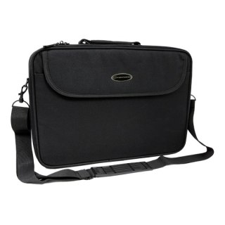 Torba na laptopa Esperanza Classic+ 17 cali, regulowana komora, czarna