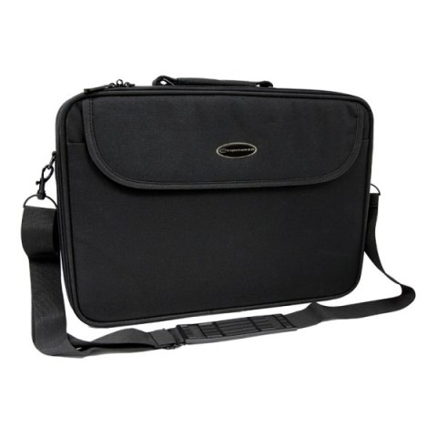 Torba na laptopa Esperanza Classic+ 17 cali, regulowana komora, czarna