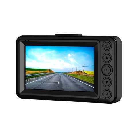 Wideorejestrator Peiying D200 2,5K z kamerą tylną Full HD i USB-C