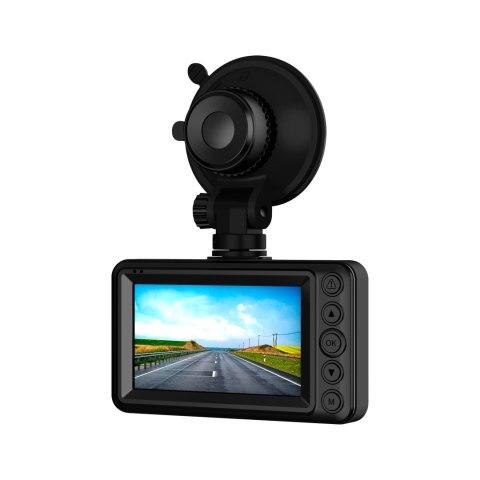 Wideorejestrator Peiying D200 2,5K z kamerą tylną Full HD i USB-C