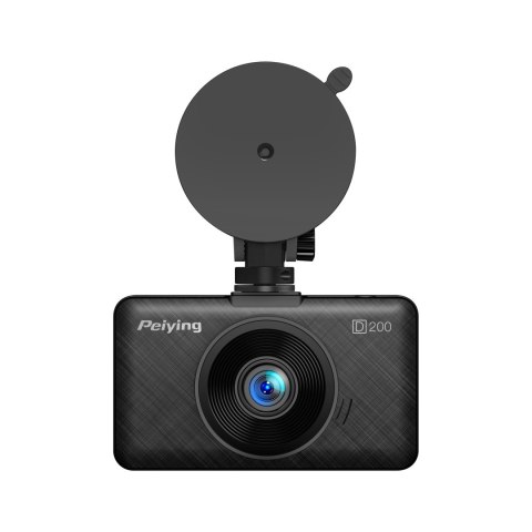 Wideorejestrator Peiying D200 2,5K z kamerą tylną Full HD i USB-C