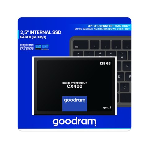 Dysk SSD Goodram CX400 128 GB 2,5 cala z interfejsem SATA III