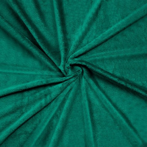 Koc polarowy Teesa TSA8902-2, zielony, 200 × 220 cm, coral fleece