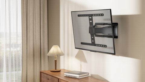 Krüger&Matz KM1308 Ultra Slim — ruchomy uchwyt ścienny TV 43-90 cali, 50 kg