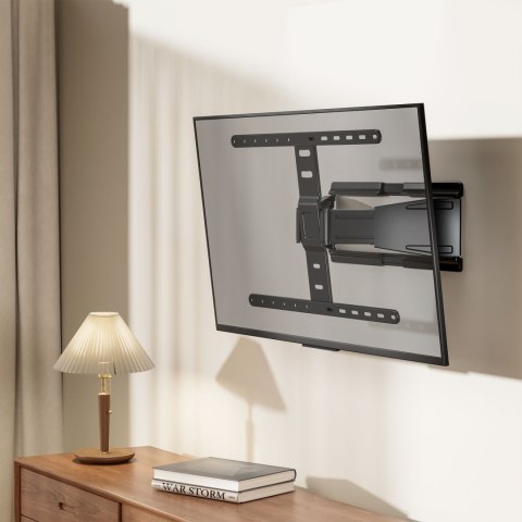 Krüger&Matz KM1308 Ultra Slim — ruchomy uchwyt ścienny TV 43-90 cali, 50 kg