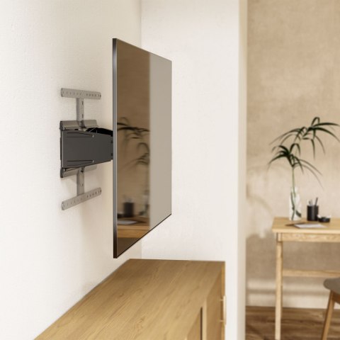 Krüger&Matz KM1308 Ultra Slim — ruchomy uchwyt ścienny TV 43-90 cali, 50 kg