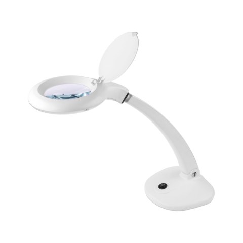 Lampa biurkowa z lupą Rebel NAR0298-2, 3D + 12D, LED 6 W, 6500 K