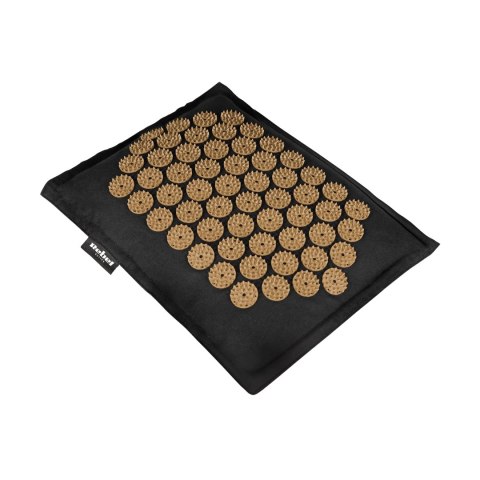 Mata do akupresury Rebel Active ECO 130 × 50 cm z poduszką, złote kolce — RBA-6013-GL
