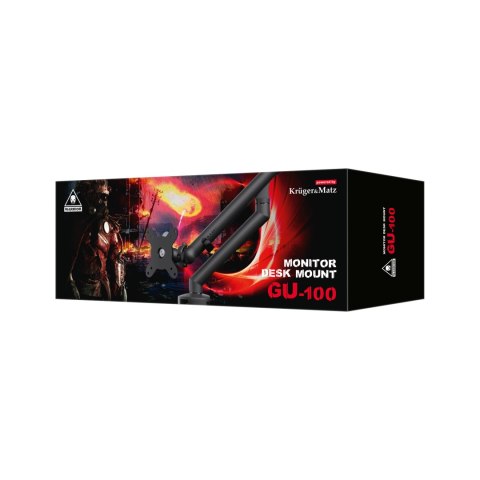 Uchwyt do monitora Krüger&Matz Warrior GU-100 KM0772, do 35″, 2-10 kg