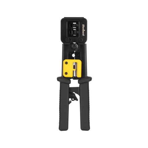 Zaciskarka Rebel RB-1007 do RJ45, RJ11 i RJ12, obcinanie i ściąganie izolacji