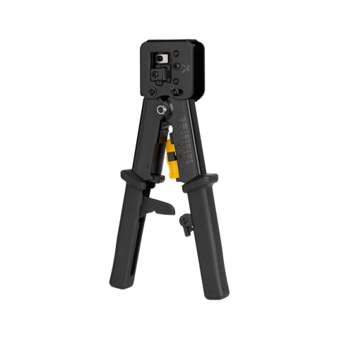 Zaciskarka Rebel RB-1007 do RJ45, RJ11 i RJ12, obcinanie i ściąganie izolacji