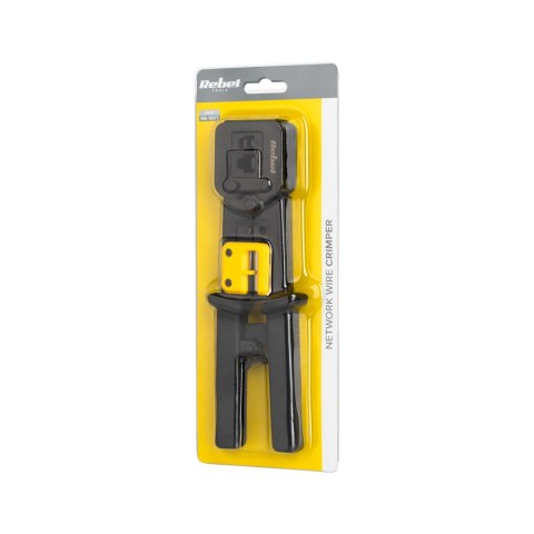 Zaciskarka Rebel RB-1007 do RJ45, RJ11 i RJ12, obcinanie i ściąganie izolacji