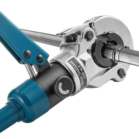 Zaciskarka hydrauliczna Eurokomp E6251 do rur, zestaw 12 szczęk