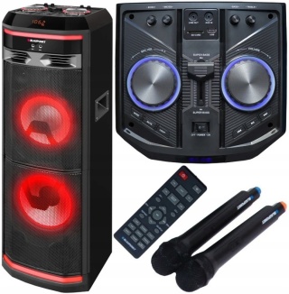 Aktywny Głośnik Bluetooth Blaupunkt PS11DB 1200W z Karaoke i LED