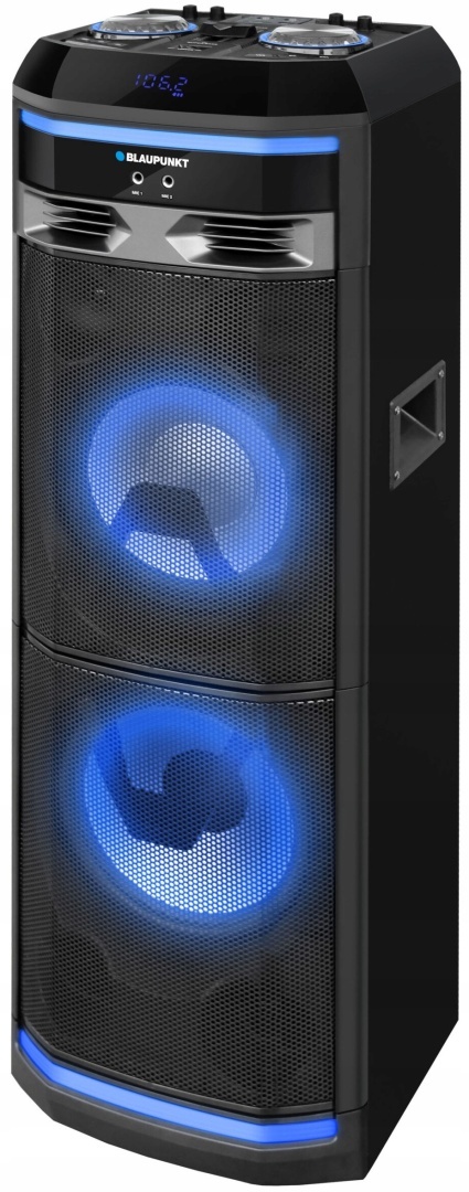Aktywny Głośnik Bluetooth Blaupunkt PS11DB 1200W z Karaoke i LED