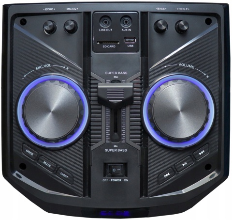 Aktywny Głośnik Bluetooth Blaupunkt PS11DB 1200W z Karaoke i LED
