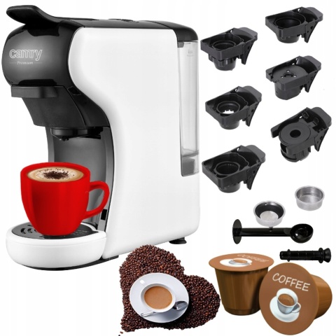 Ekspres Kapsułkowy Camry CR 4414 19 Bar do Nespresso i Dolce Gusto
