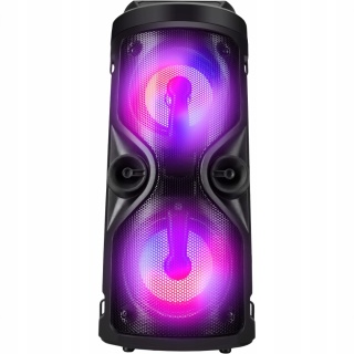 Głośnik Bezprzewodowy PartyTech BIG KEG BT 750W z Karaoke i LED