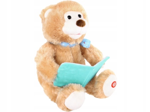 Interaktywny Miś Gawędziarz - Opowiada 3 Bajki, Ruchomy, 28Cm, Dla Dzieci 3+