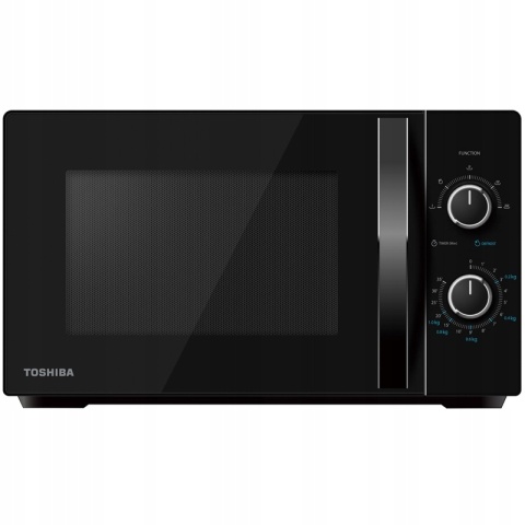 Kuchenka Mikrofalowa Toshiba 700W Czarna 20L Timer Automatyczny 5 Poziomów