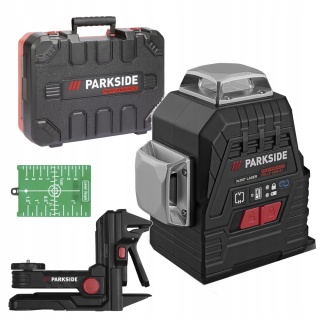 Laser Krzyżowy Akumulatorowy Parkside 360 z Walizką i Magnesami