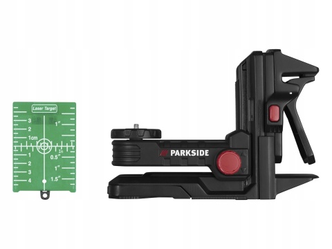 Laser Krzyżowy Akumulatorowy 360 Parkside Performance Z Walizką I Magnesami