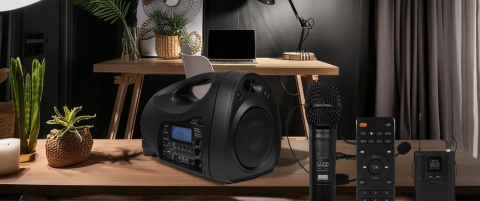 MUSICMATE Gallard 125W - Mobilny Głośnik z 3 Mikrofonami