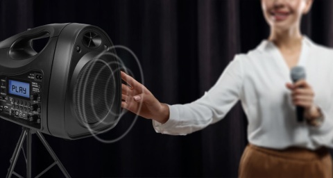 MUSICMATE Gallard 125W - Mobilny Głośnik z 3 Mikrofonami