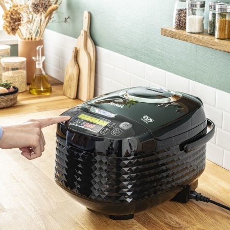 Multicooker Tefal SpheriCook RK745800, 37 programów, 5L, 820W, czarny