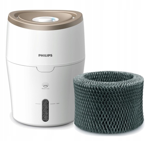 Nawilżacz powietrza parowy Philips HU4811/10, technologia NanoCloud, 2L