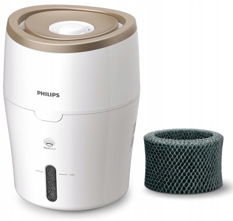 Nawilżacz powietrza parowy Philips HU4811/10, technologia NanoCloud, 2L