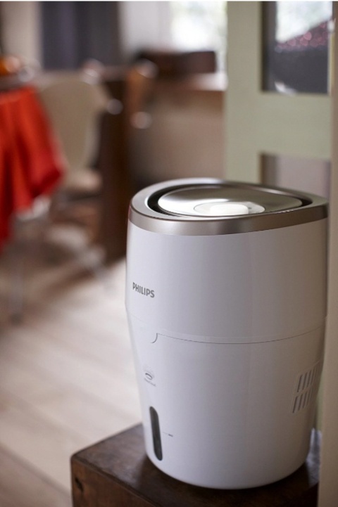 Nawilżacz powietrza parowy Philips HU4811/10, technologia NanoCloud, 2L