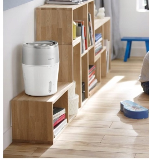 Nawilżacz powietrza parowy Philips HU4811/10, technologia NanoCloud, 2L