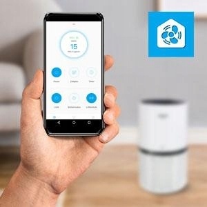 Oczyszczacz Powietrza Md10171 Hepa 250M3/H Filtr Węglowy Wifi 52M2 Tryb Snu
