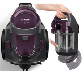 ODKURZACZ BEZWORKOWY BOSCH CLEANN'N HEPA DLA ALERGIKÓW, KOMPAKTOWY 4,4KG