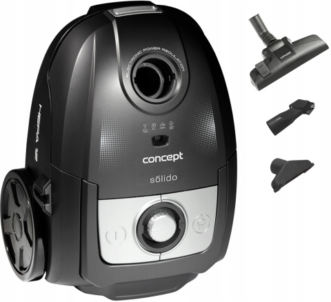 ODKURZACZ WORKOWY 700W SOLIDO CONCEPT VP8072 Z FILTREM HEPA I DYSZĄ ECO