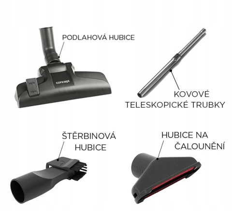 ODKURZACZ WORKOWY 700W SOLIDO CONCEPT VP8072 Z FILTREM HEPA I DYSZĄ ECO