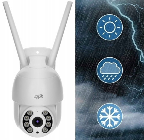 Obrotowa kamera WiFi 4MP TUYA Smart z auto-trackingiem IP66