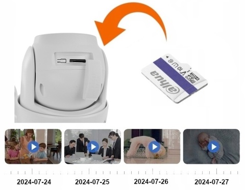 Obrotowa kamera WiFi 4MP TUYA Smart z auto-trackingiem IP66