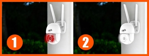 Obrotowa kamera WiFi 4MP TUYA Smart z auto-trackingiem IP66